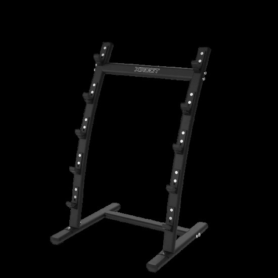 Organiseer je trainingsruimte met het Toorx Professional RPBP-5 Barbell Opbergrek, gemaakt van staal en met HDPE-pads ter bescherming.