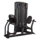 Effectieve leg press en calf press voor onderlichaamstraining met verstelbare zitting en 200 kg maximale belasting.