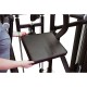 Multifunctioneel krachtstation voor pull-ups en dips, geschikt voor alle niveaus met een upgradebaar 45 kg gewichtsblok.
