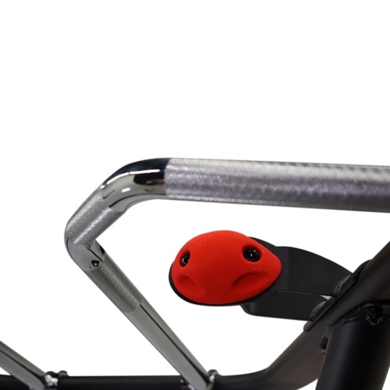 Multifunctioneel krachtstation voor pull-ups en dips, geschikt voor alle niveaus met een upgradebaar 45 kg gewichtsblok.