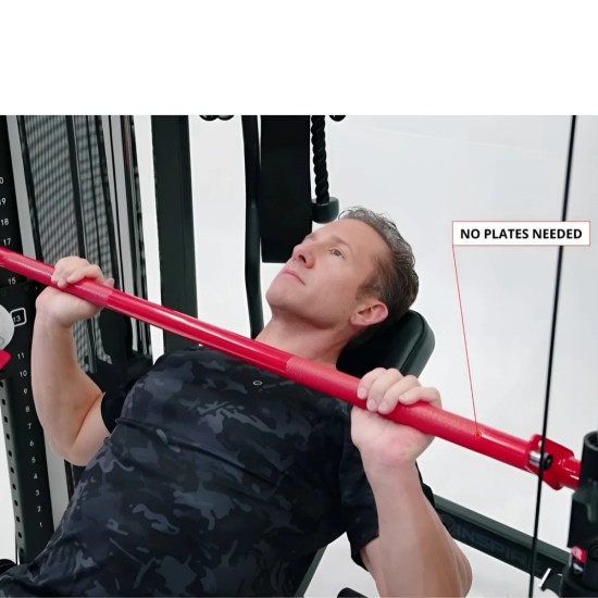 De Inspire SF3 Functional Trainer biedt een complete sportschoolervaring met gewichtstapels, Smith bar en accessoires voor thuisgebruik.