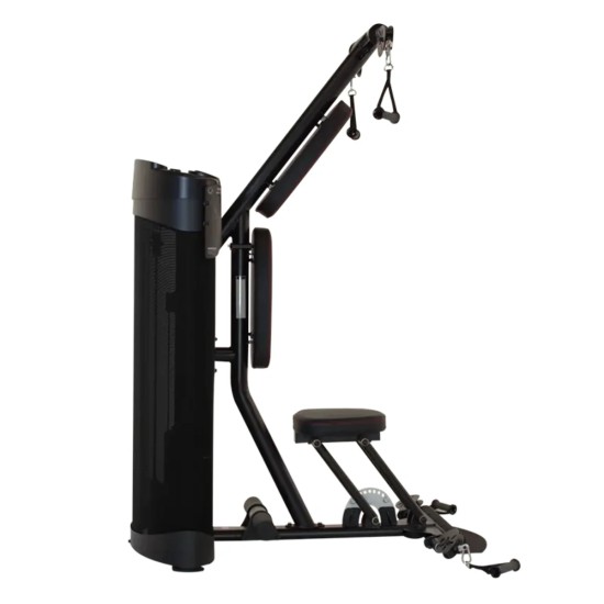 Effectieve biceps en triceps training met Inspire DUAL Station. Twee onafhankelijke gewichtenstapels van 50 kg voor gebalanceerde krachttraining.
