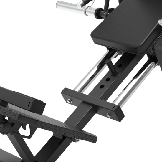 Multifunctionele LPX-5000 Hack Squat van Toorx Professional voor professioneel gebruik. Ideaal voor het trainen van benen en core met maximale belasting tot 500 kg.