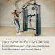 Centr 3 Home Gym Functional Trainer met 165 kg weerstand, 9 kg Smith Bar, en 7 accessoires. Ideaal voor thuistraining.