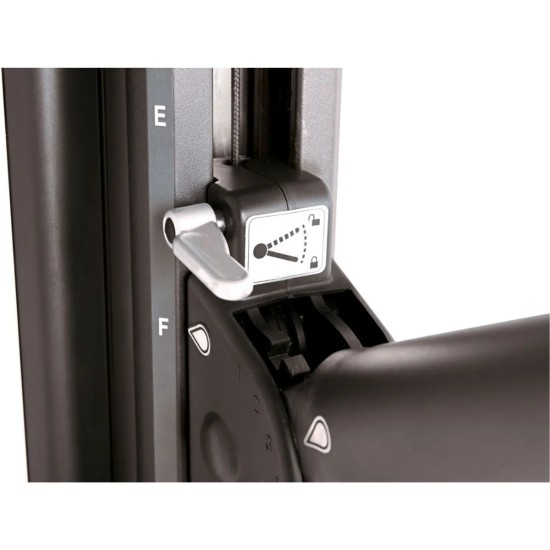 Ontdek de Toorx PRX-5000 Dual Pulley met magnetisch weerstandsysteem, verstelbare armen en ingebouwde console. Ideaal voor de semi-professionele fitnessruimte.