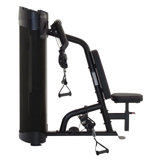 Train effectief borst- en schouderspieren met het Inspire DUAL Station. Onafhankelijke gewichtenstapels voor optimale resultaten!