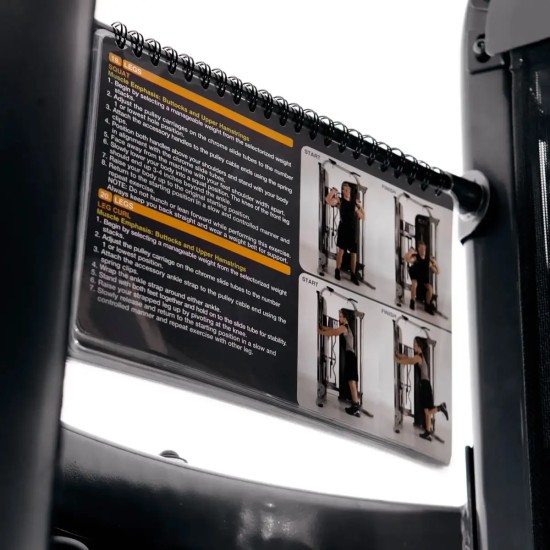 De Inspire FT1 is een professioneel krachtstation voor kabeltrainingen met twee gewichtstapels van 75 kg en meer dan 50 oefeningen.