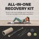 Herstel sneller met de Centr Recovery Kit. Inclusief foam roller, massage roller stick en massageballen voor effectieve spierverlichting.
