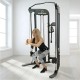 Inspire FTX Functional Trainer met compacte afmetingen en 2 gewicht stapels van 75 kg, ideaal voor thuisgebruik en trainingen van alle spiergroepen.