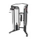 Inspire FTX Functional Trainer met compacte afmetingen en 2 gewicht stapels van 75 kg, ideaal voor thuisgebruik en trainingen van alle spiergroepen.