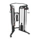 Inspire FTX Functional Trainer met compacte afmetingen en 2 gewicht stapels van 75 kg, ideaal voor thuisgebruik en trainingen van alle spiergroepen.