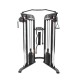 Inspire FTX Functional Trainer met compacte afmetingen en 2 gewicht stapels van 75 kg, ideaal voor thuisgebruik en trainingen van alle spiergroepen.