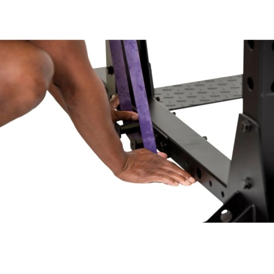 Inspire FPC1 Power Cage met stalen frame, multi-grip optrekstang en verstelbare dip bars. Geschikt voor een optimale training.