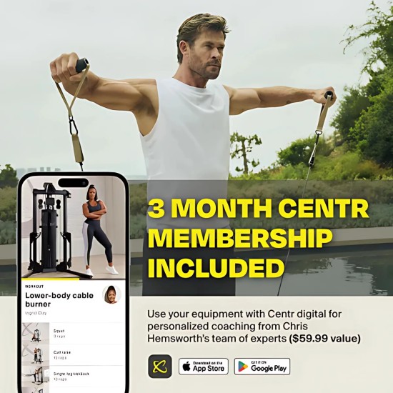 Centr Core Kit bevat een fitnessbal, slam bal, ab wheel en core sliders, ideaal voor het trainen van je core en algehele fitness.