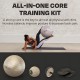 Centr Core Kit bevat een fitnessbal, slam bal, ab wheel en core sliders, ideaal voor het trainen van je core en algehele fitness.