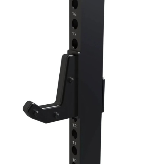 De Toorx WLX-3000 Portable Squat Stand is perfect voor beperkte ruimtes, met een belastbaarheid tot 300 kg en handige wieltjes.