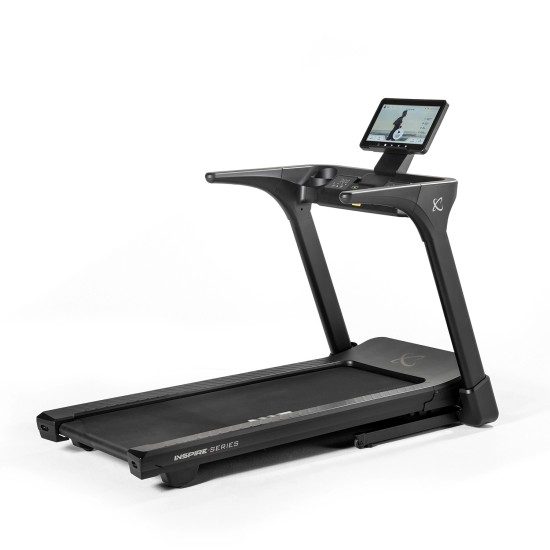 Verbeter je training met de Inspire Series T5S Loopband, voorzien van een 15.6” touchscreen en krachtige prestaties voor optimaal comfort.