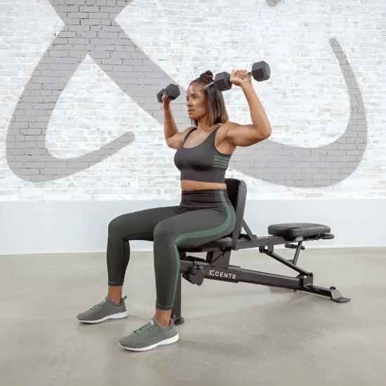 Centr Multi-Adjustable Workout Bench met veelzijdige instellingen voor optimale krachttraining. Inclusief gratis 3 maanden Centr lidmaatschap.