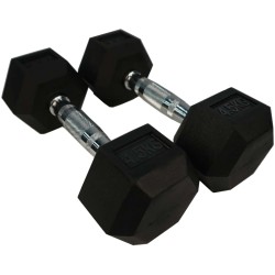 Torque USA - Rubber Hexagon Dumbbell - per stuk