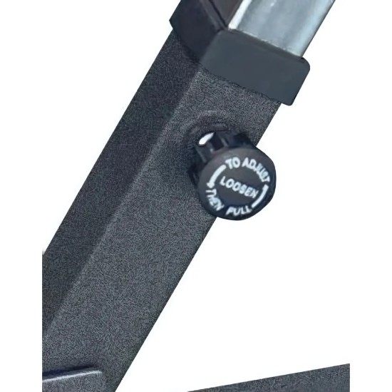 De Toorx WBX-85 is een verstelbare bench met 320 kg draagcapaciteit, geschikt voor diverse oefeningen met meerdere verstelposities.