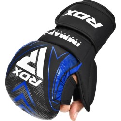 RDX Sports - IMMAF Shooter Grappling Gloves MMA Blauw