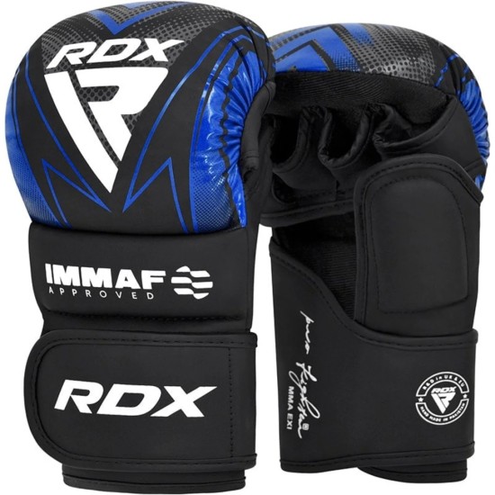 Versterk je training met RDX IMMAF Shooter Grappling Handschoenen, gemaakt van duurzaam leer en met geavanceerde bescherming technologieën.
