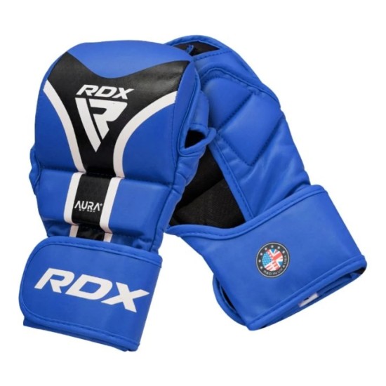 Ervaar ultieme bescherming en duurzaamheid met de RDX Sports Aura+ T-17 Shooter MMA Handschoenen. Perfect voor intense MMA sessies.