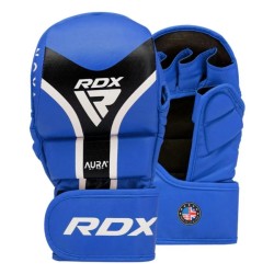 RDX Sports - Aura+ T-17 Shooter MMA Handschoenen Zwart/Blauw