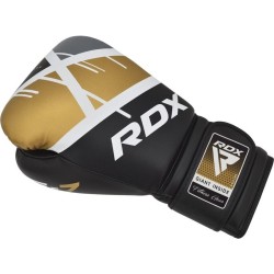 RDX Sports - Bokshandschoenen BGR-F7 Zwart/Goud - Zwart Goud 8 oz