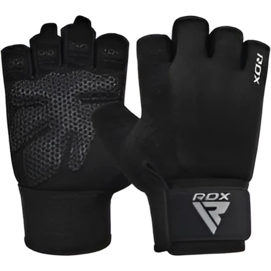 Verleg je grenzen met RDX fitnesshandschoenen. Gemaakt van katoen en nylon, met siliconen grip en optimale ventilatie voor intensieve trainingen.