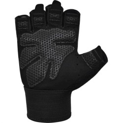 RDX Sports - Fitness Handschoenen W1 - Met open vingertoppen Grijs