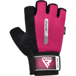 RDX Sports - Fitness Handschoenen W1 - Met open vingertoppen Roze