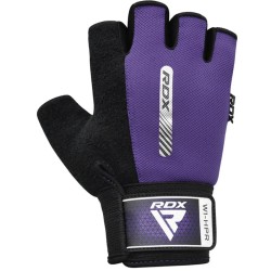 RDX Sports - Fitness Handschoenen W1 - Met open vingertoppen Paars