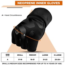 RDX Sports - T15 Noir Binnenhandschoenen