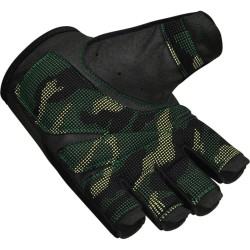 RDX Sports - Gym Gloves T2 - Half Finger Groen