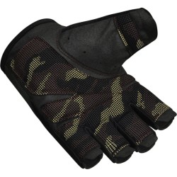 RDX Sports - Gym Gloves T2 - Half Finger Braun