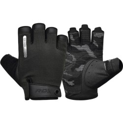RDX Sports - Gym Gloves T2 - Half Finger Zwart