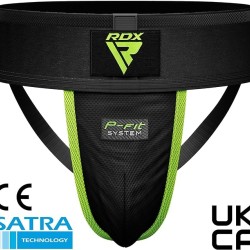 RDX Sports - H1+ Kruisbeschermer met Gel Cup Zwart
