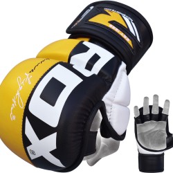 RDX Sports - T6 MMA Grappling Handschoenen Geel