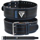 RDX RD1 Powerbelt van 100% koeienleer met roestvrijstalen gesp, perfect voor powerlifting en andere trainingsroutines.