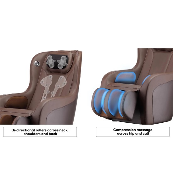 Ervaar ontspanning met de NRG Wellness Massagestoel Excellent, voorzien van 3D massage, Bluetooth speakers en verstelbaar hoofdkussen. Perfect voor jouw welzijn.