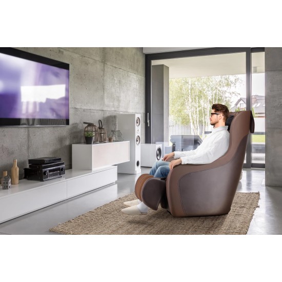 Ervaar ontspanning met de NRG Wellness Massagestoel Excellent, voorzien van 3D massage, Bluetooth speakers en verstelbaar hoofdkussen. Perfect voor jouw welzijn.