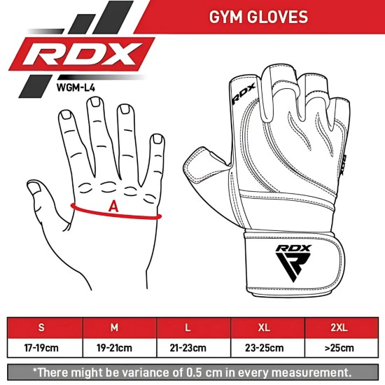RDX Sports L4 Fitnesshandschoenen bieden ultiem comfort en stevige grip voor intensieve training met vele duurzame kenmerken.