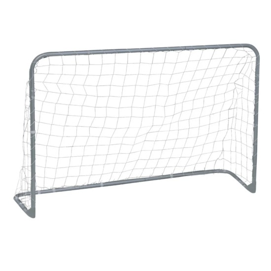 Garlando Foldy Goal is een inklapbaar voetbaldoel van 180 x 120 x 60 cm met een sterk frame en polyester net, ideaal voor buitengebruik.