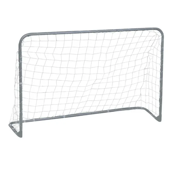 Garlando Foldy Goal is een inklapbaar voetbaldoel van 180 x 120 x 60 cm met een sterk frame en polyester net, ideaal voor buitengebruik.