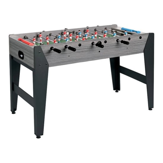 Garlando F-Zero tafelvoetbaltafel, ideaal voor kinderen tot 12 jaar, met telescopische stangen en stevige constructie. Inclusief 2 voetballen.