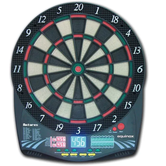 Ontdek de Garlando Antaris elektronisch dartbord met unieke functies zoals Double Bullseye en Cyber Match, geschikt voor 1 tot 16 spelers.