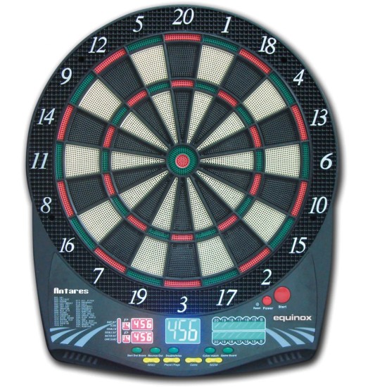 Ontdek de Garlando Antaris elektronisch dartbord met unieke functies zoals Double Bullseye en Cyber Match, geschikt voor 1 tot 16 spelers.