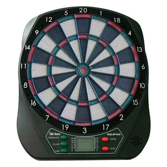 Garlando Elektronisch Dartbord Sirius biedt 24 spellen en uitgebreide functies voor een geweldige dartervaring, inclusief voice begeleiding en 6 darts.