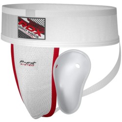RDX Sports - H1+ Kruisbeschermer met Gel Cup Wit